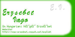 erzsebet vago business card